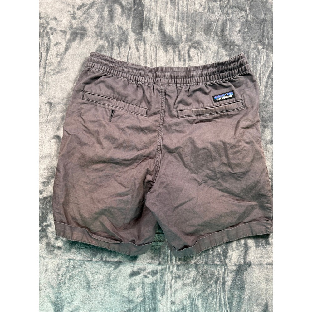 Patagonia Shorts Mens M Grey Stand Up Organic Cotton Canvas Drawstring Casual 6"